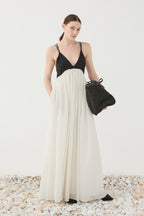 Vestido maxi costas cruzadas ELEH