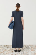 Vestido maxi de malha ELEH
