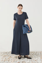 Vestido maxi de malha ELEH