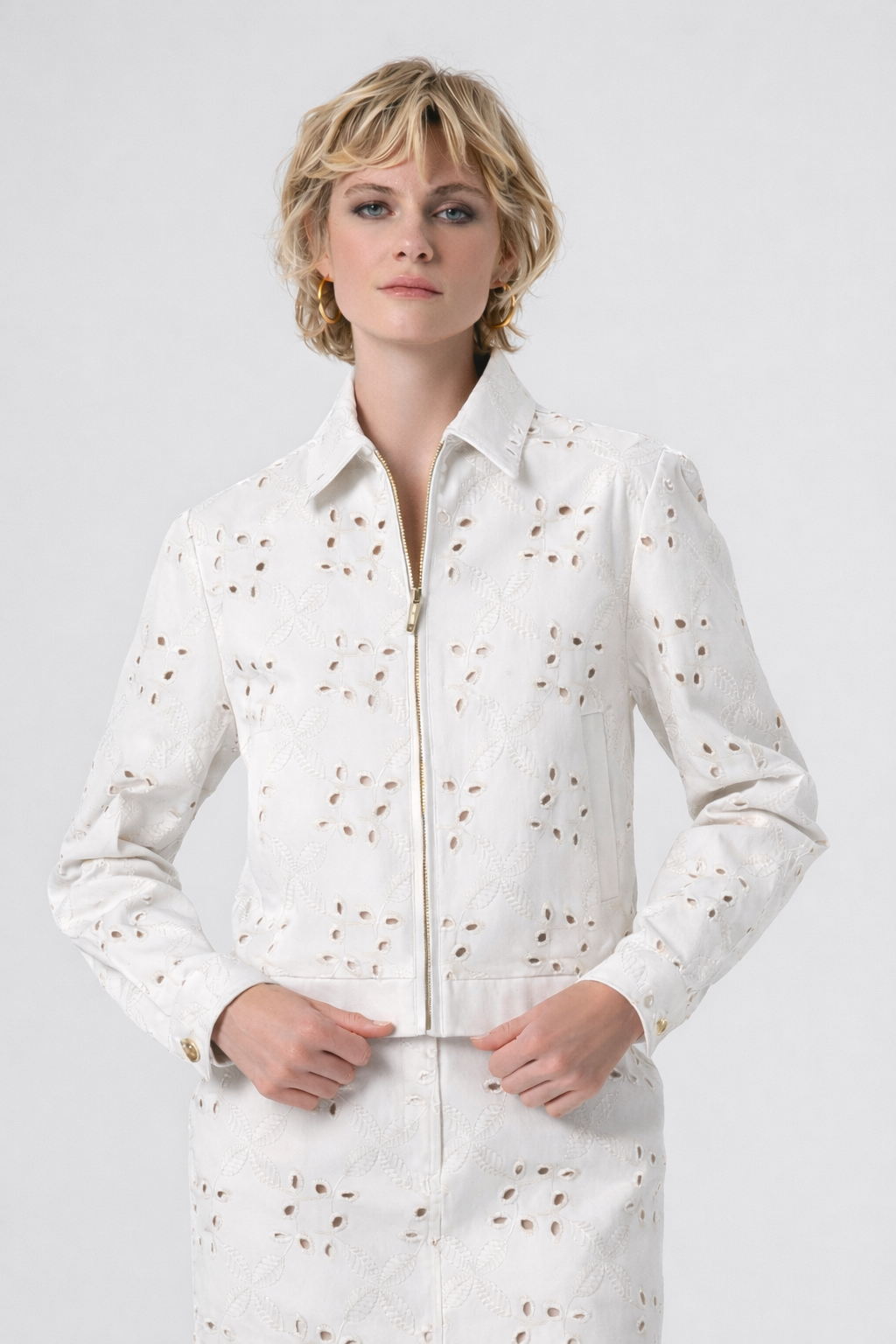 Bomber em renda San Gallo FRACOMINA