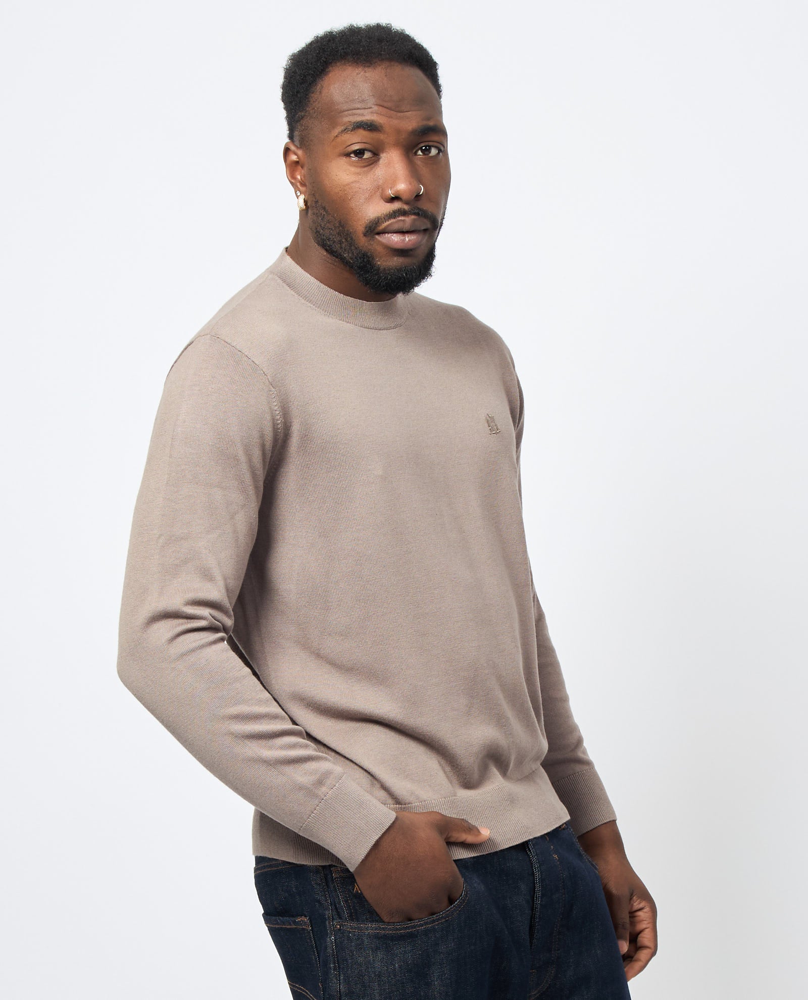 Camisola de malha gola redonda Armani Exchange