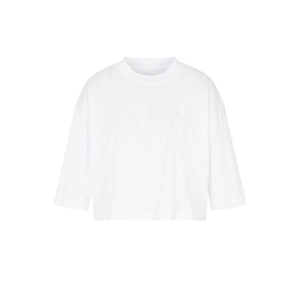 T-shirt cropped oversized Armani Exchange