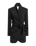 Vestido curto com costas abertas ELEH