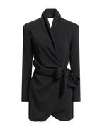 Vestido curto com costas abertas ELEH