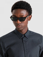Camisa slim fit com microestampa Antony Morato