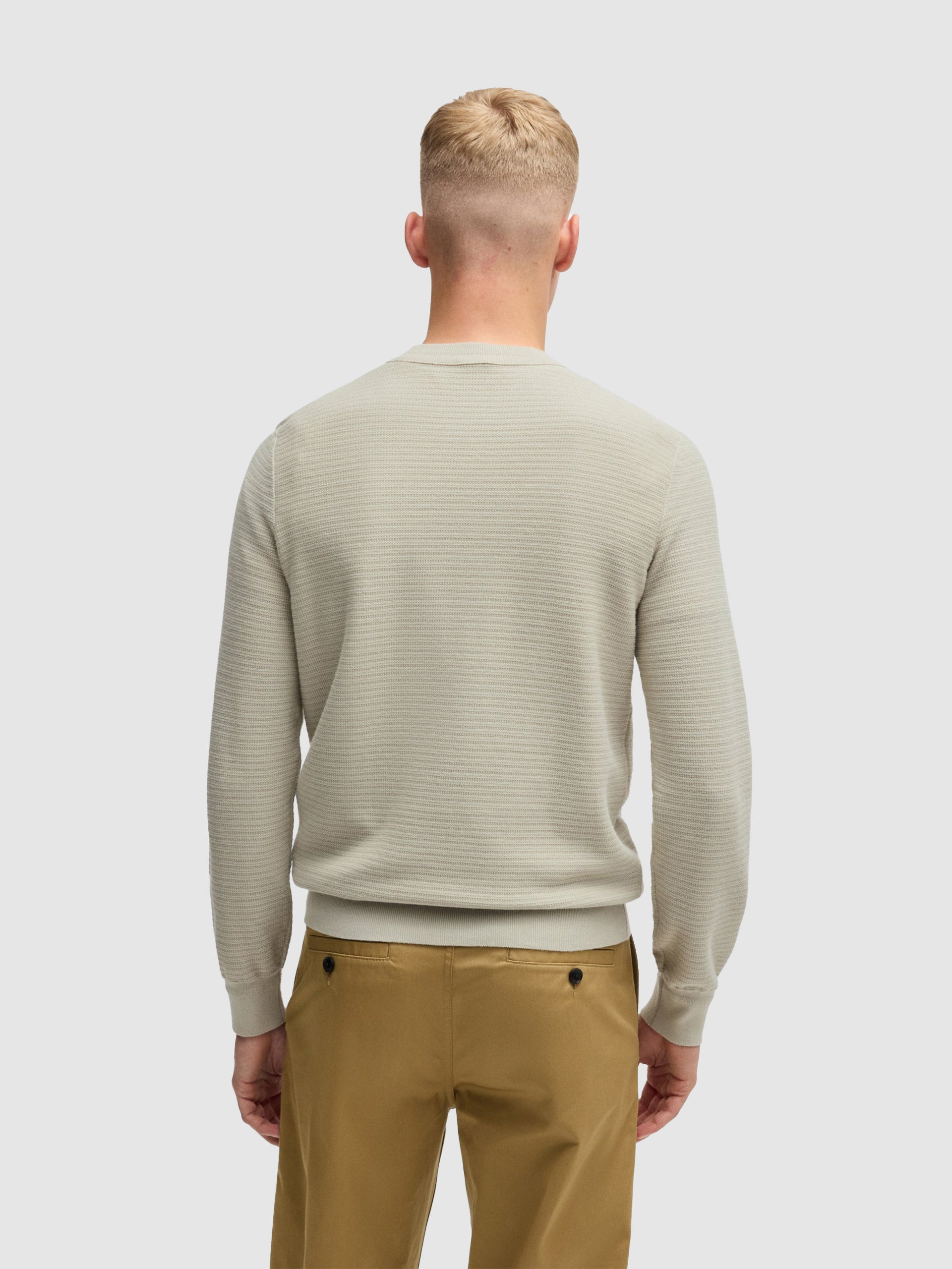 Camisola estruturada em algodão