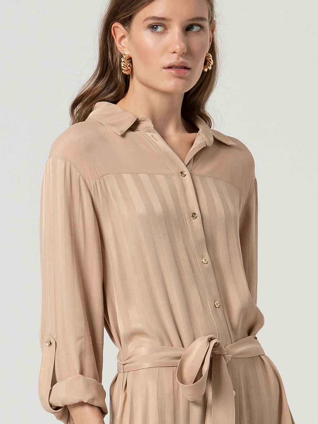 Vestido camiseiro Fracomina