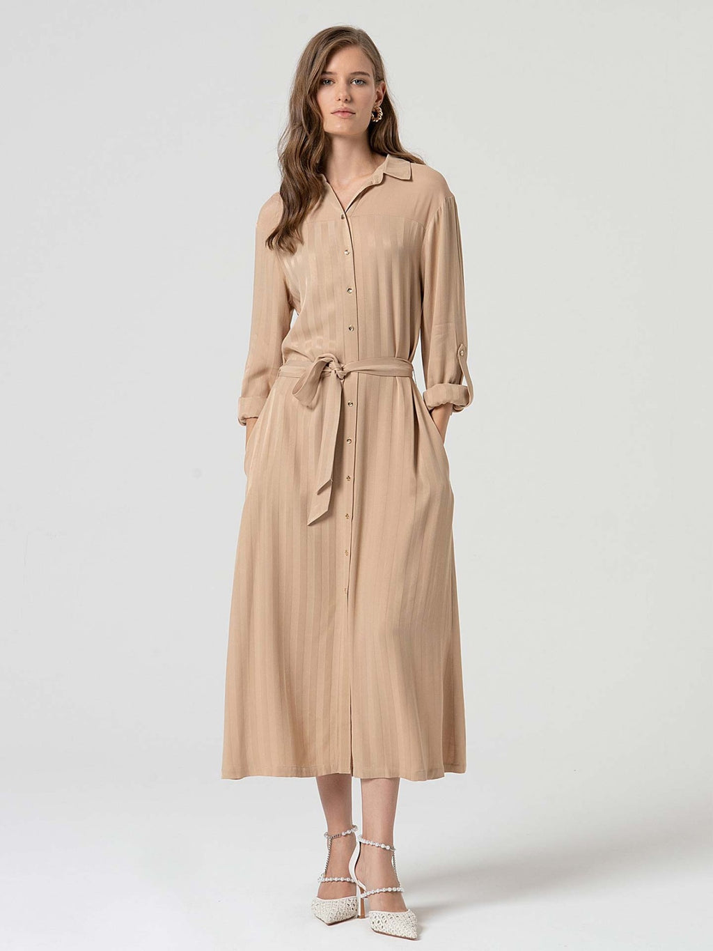 Vestido camiseiro Fracomina