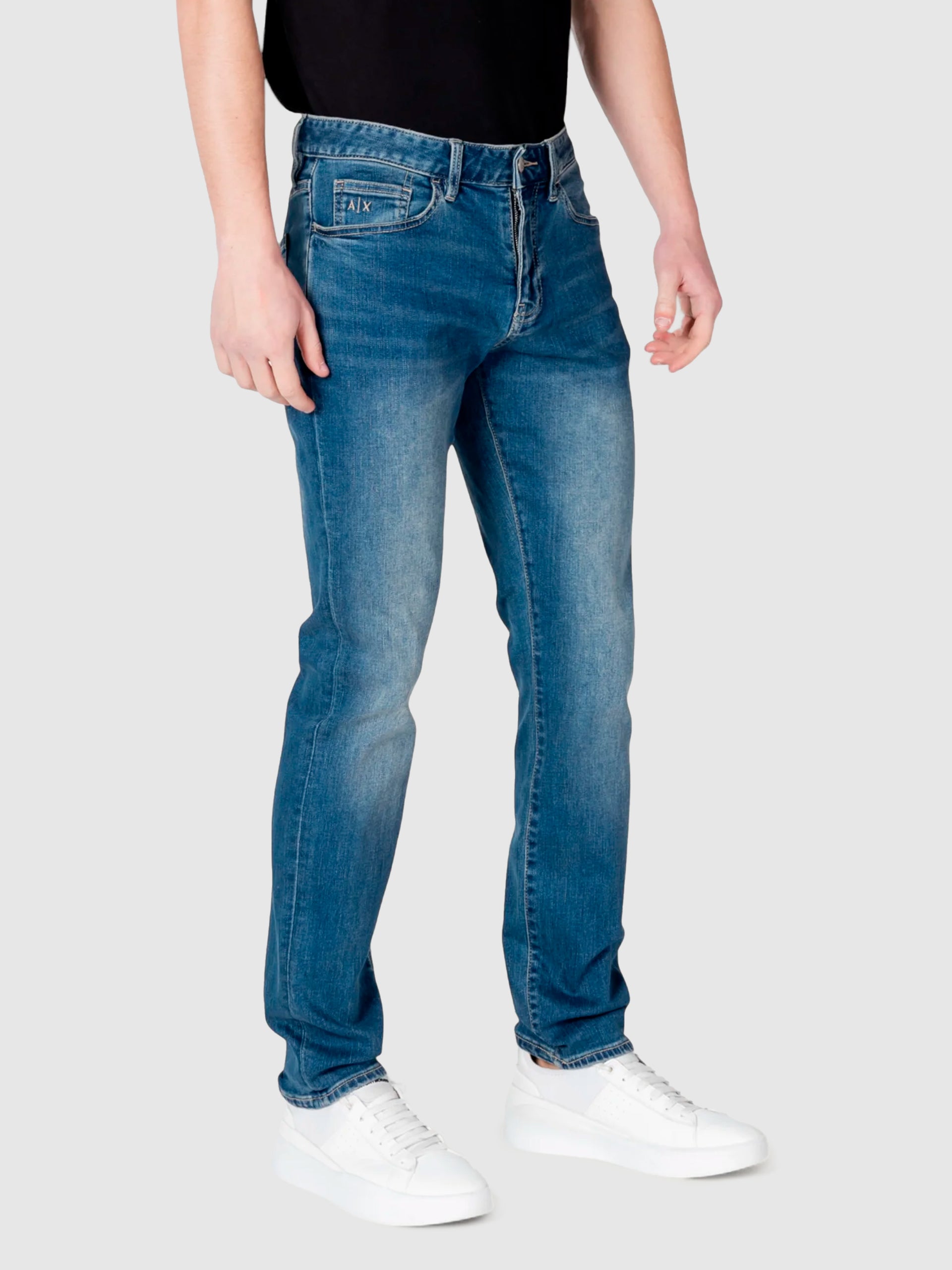 Jeans retas slim fit Armani Exchange