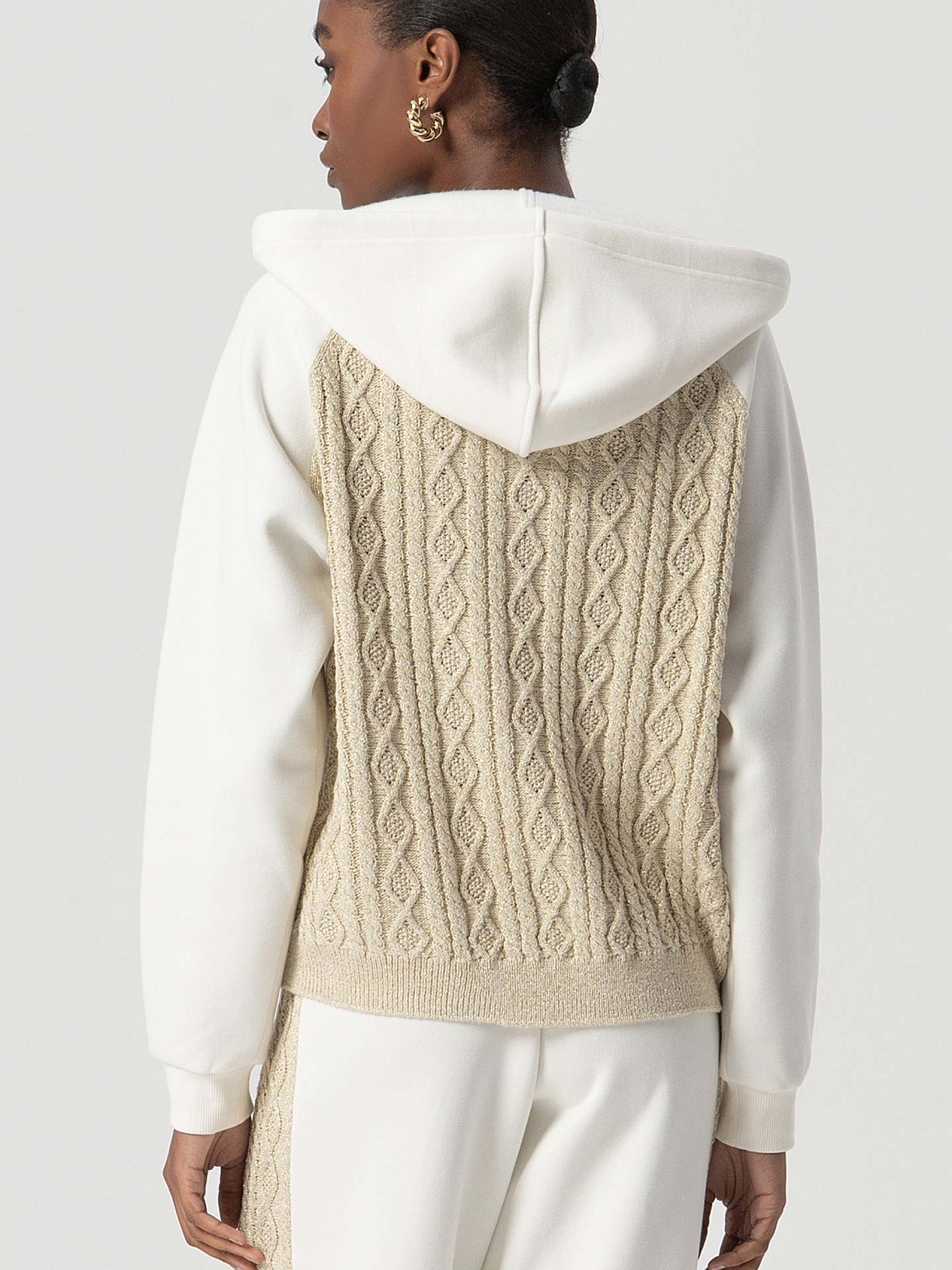 Sweatshirt com capuz Fracomina