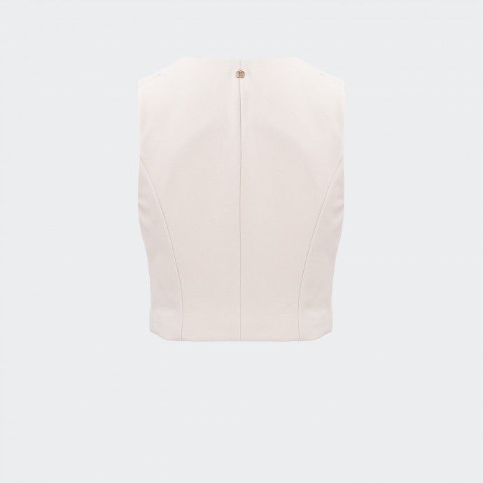 Colete slim com botões centrais FRACOMINA