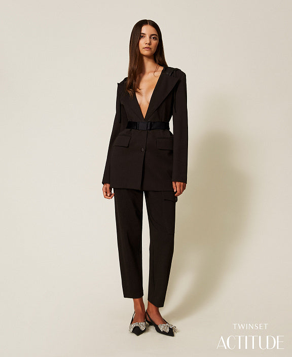 Pantalona com bolso lateral TWINSET ACTITUDE