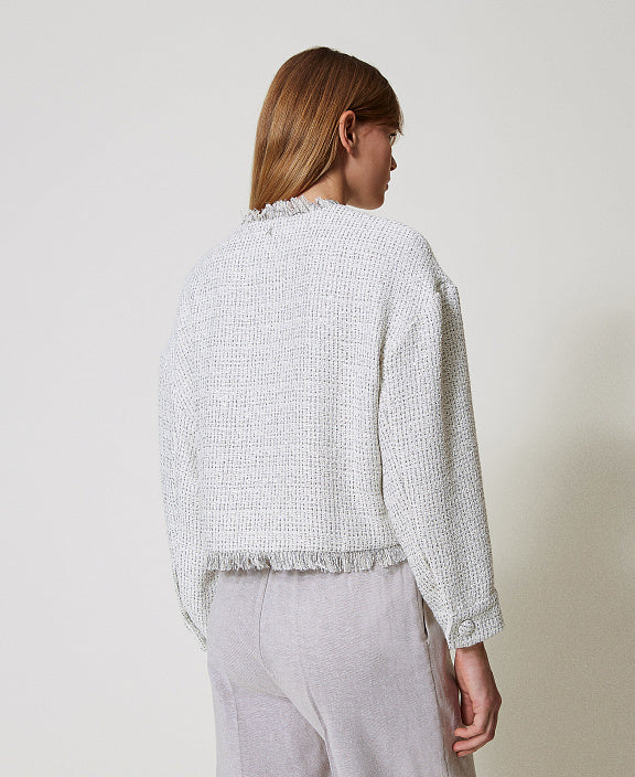 Casaco chanel com franjas TWINSET ACTITUDE