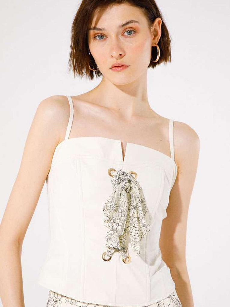 Top com renda GOA GOA
