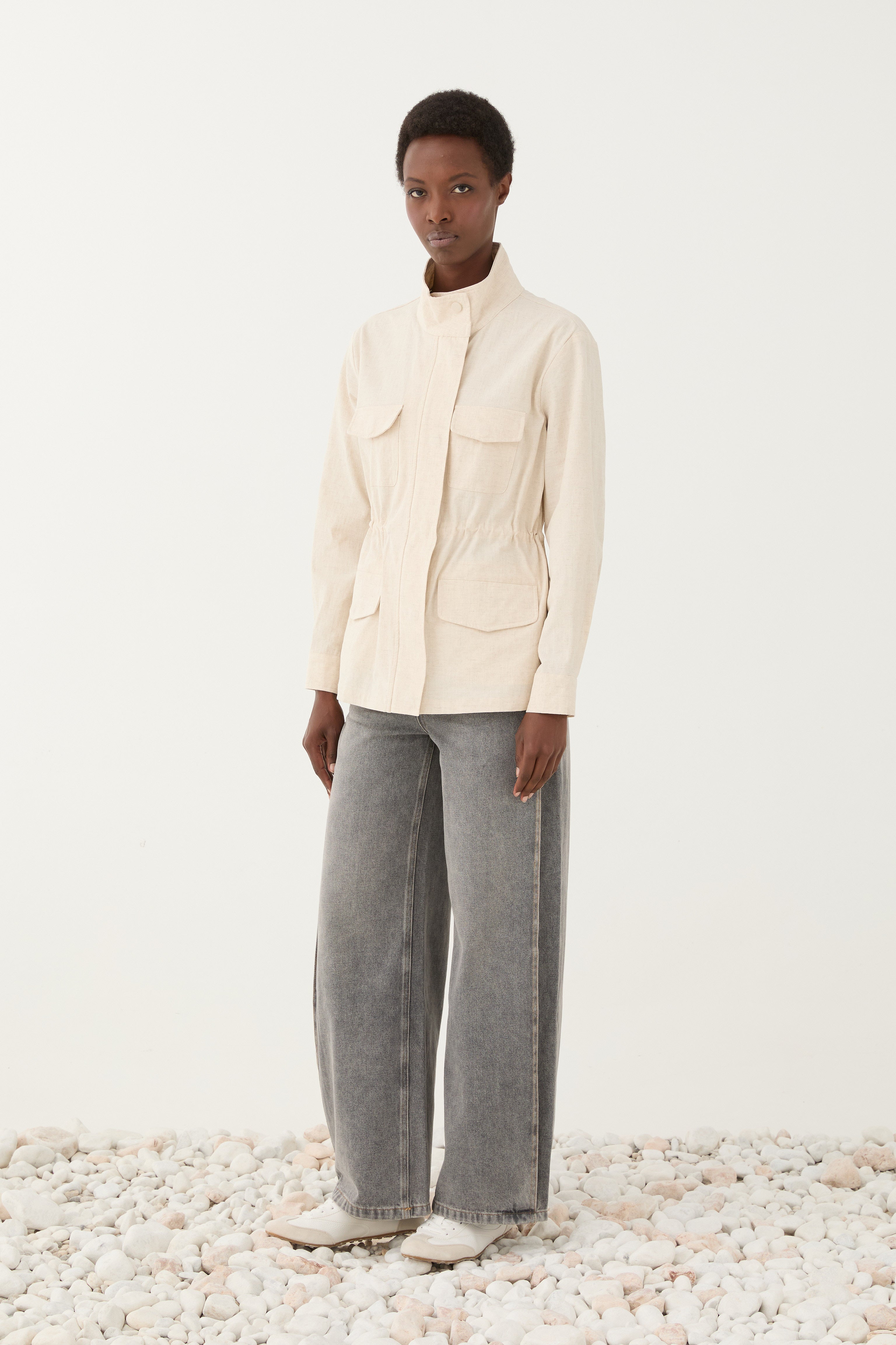 Trench Coat em linho ELEH