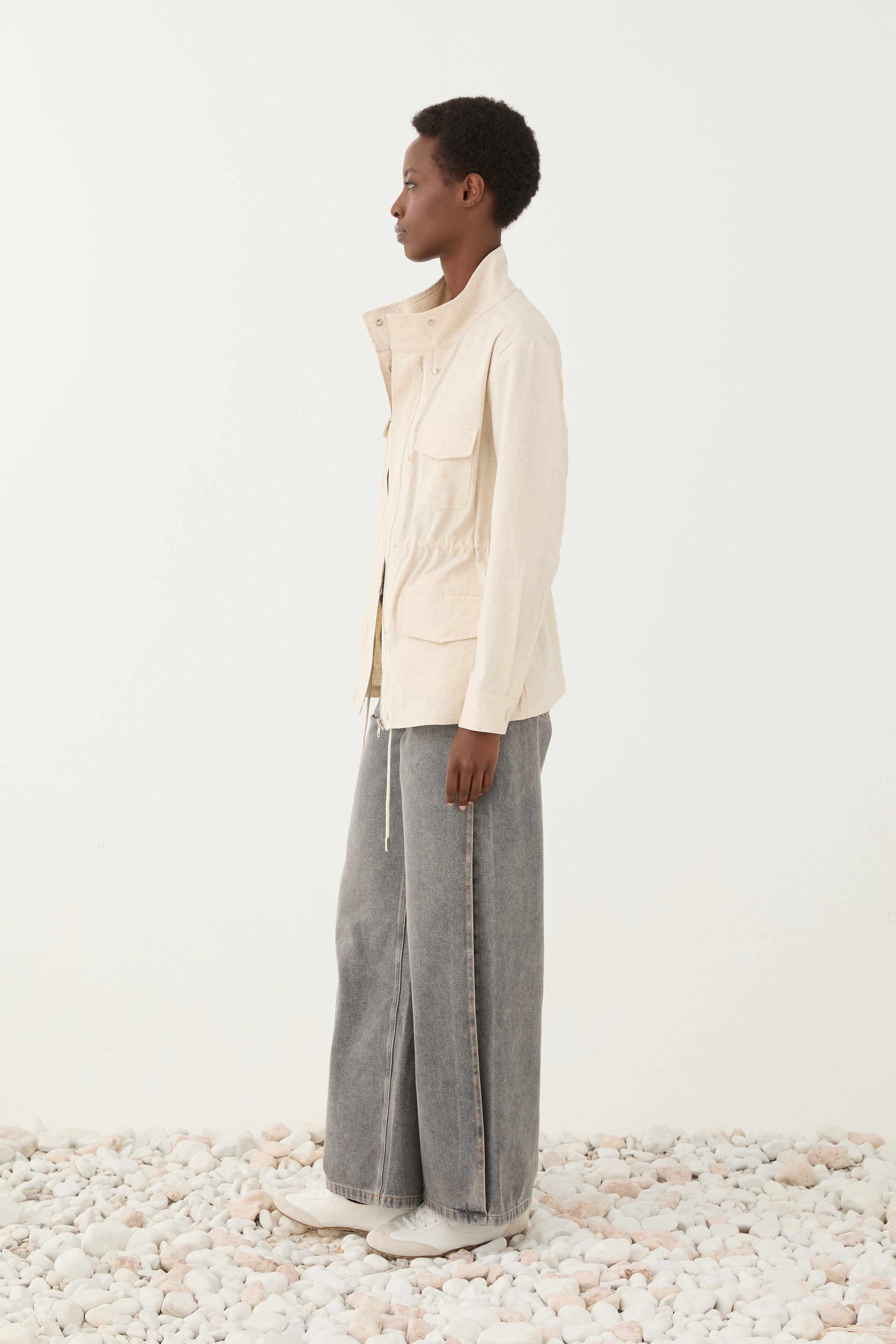 Trench Coat em linho ELEH