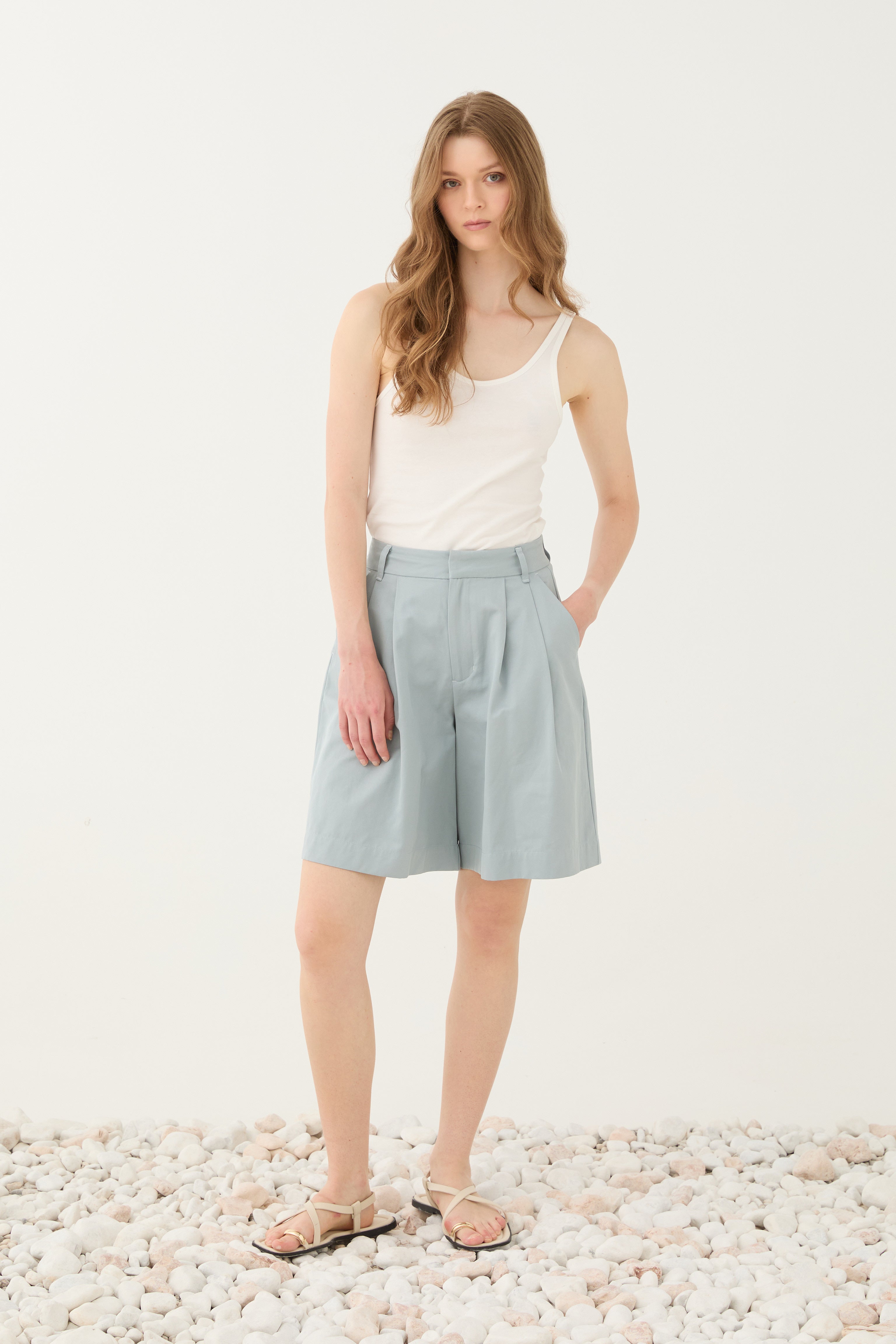 Calções cintura alta ELEH