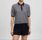Polo com listras lurex TWINSET ACTITUDE