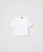 T-shirt com brilhos TWINSET ACTITUDE
