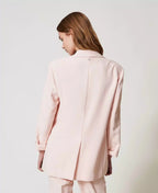 Blazer em crepe piqué TWINSET ACTITUDE