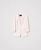Blazer em crepe piqué TWINSET ACTITUDE