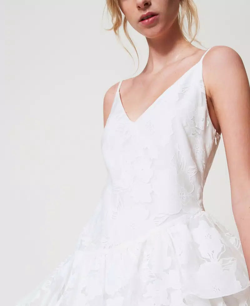 Vestido curto de organza TWINSET ACTITUDE