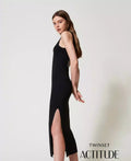 Vestido comprido com lantejoulas TWINSET ACTITUDE