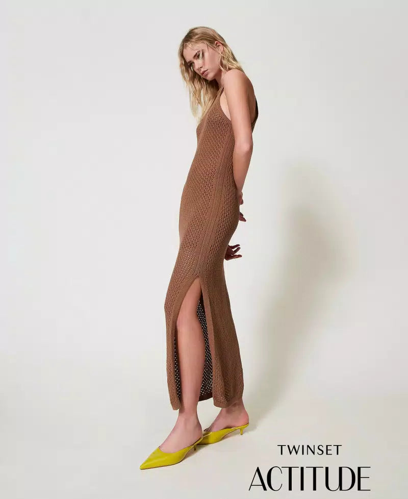 Vestido comprido de malha TWINSET ACTITUDE