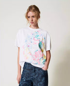 T-shirt MYFO com estampa floral TWINSET ACTITUDE