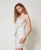 Vestido curto com pormenor de laço TWINSET ACTITUDE