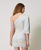 Vestido curto com pormenor de laço TWINSET ACTITUDE