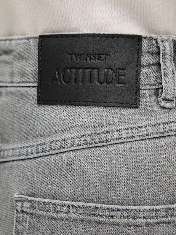 Jeans Straight TWINSET Actitude - vista traseira