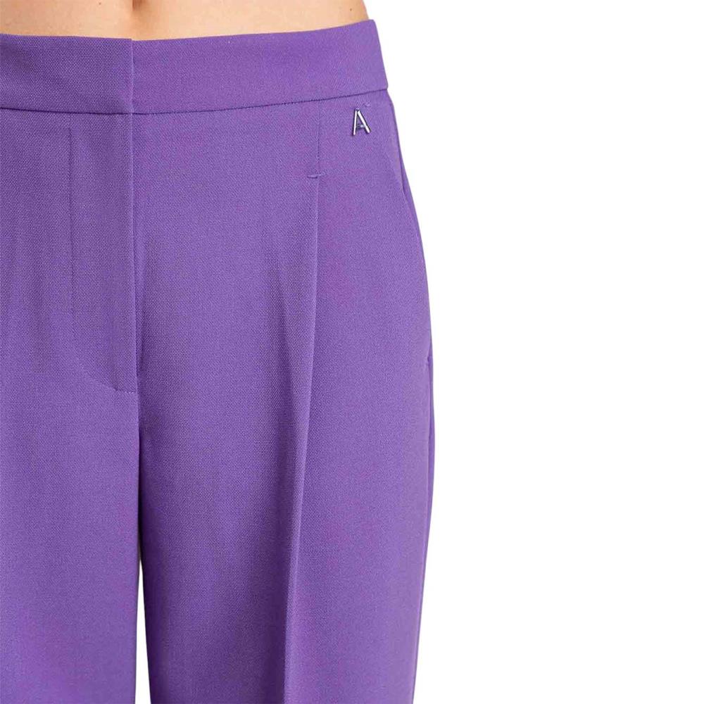 Calças retas com pregas TWINSET ACTITUDE