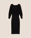 Vestido midi com franjas TWINSET ACTITUDE