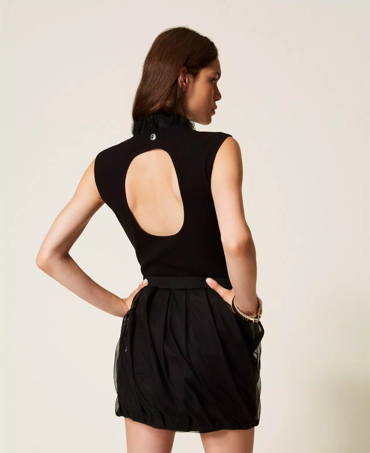 Minissaia de tule balão TWINSET ACTITUDE