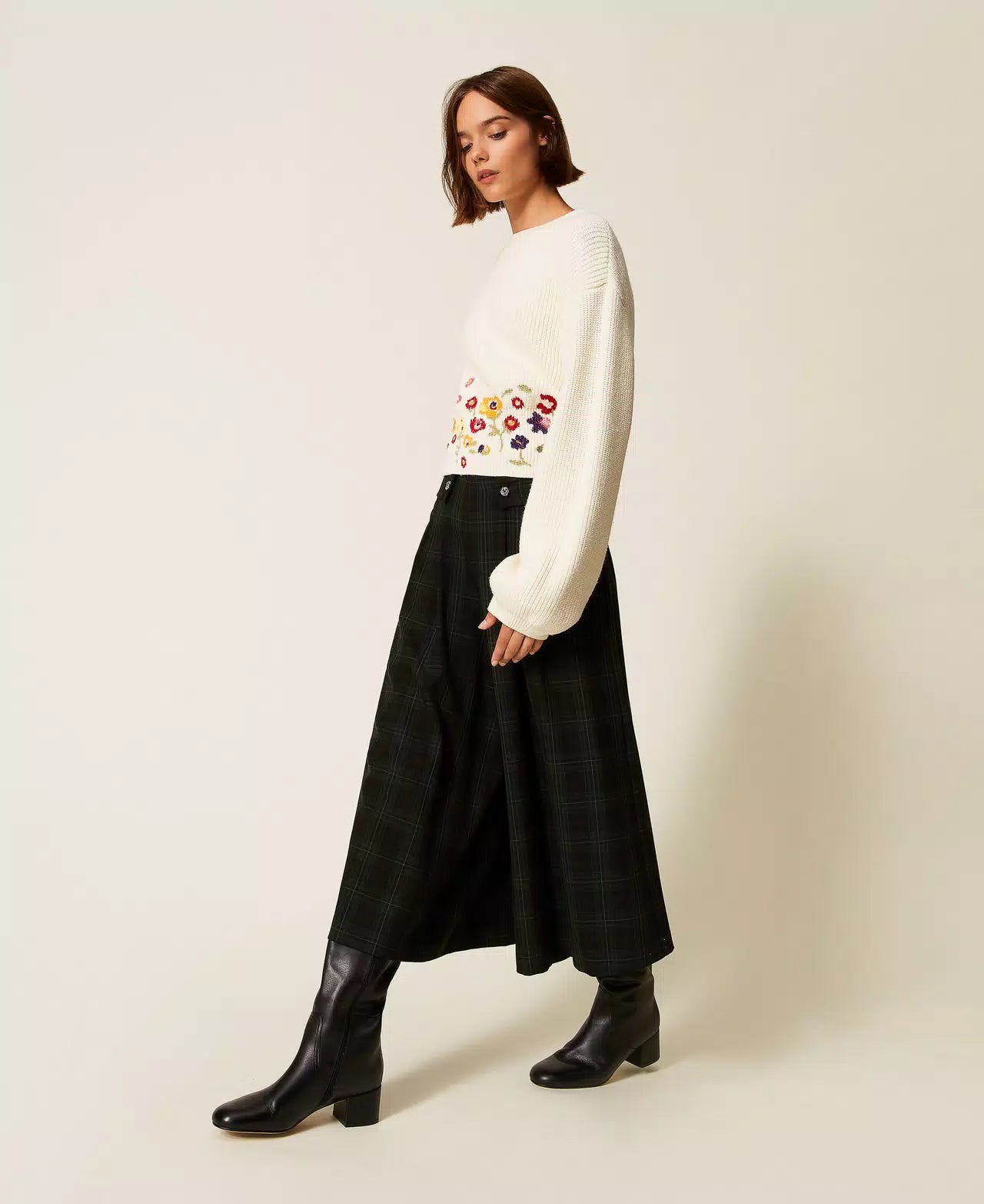 Culote xadrez TWINSET ACTITUDE