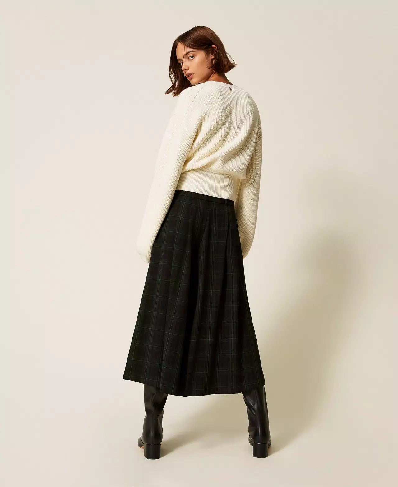 Culote xadrez TWINSET ACTITUDE