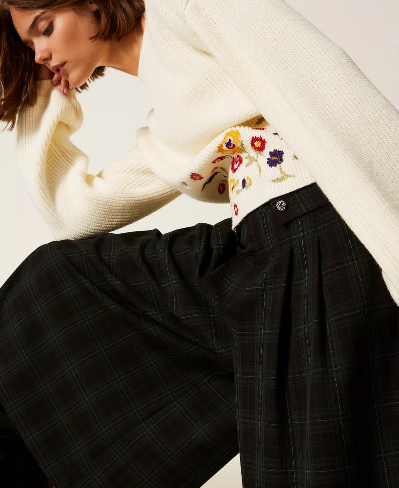 Culote xadrez TWINSET ACTITUDE