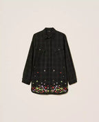 Camisa xadrez com bordado TWINSET ACTITUDE