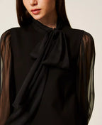 Vestido curto costas abertas TWINSET ACTITUDE