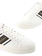 Sapatilha com logo e listras laterais Armani Exchange