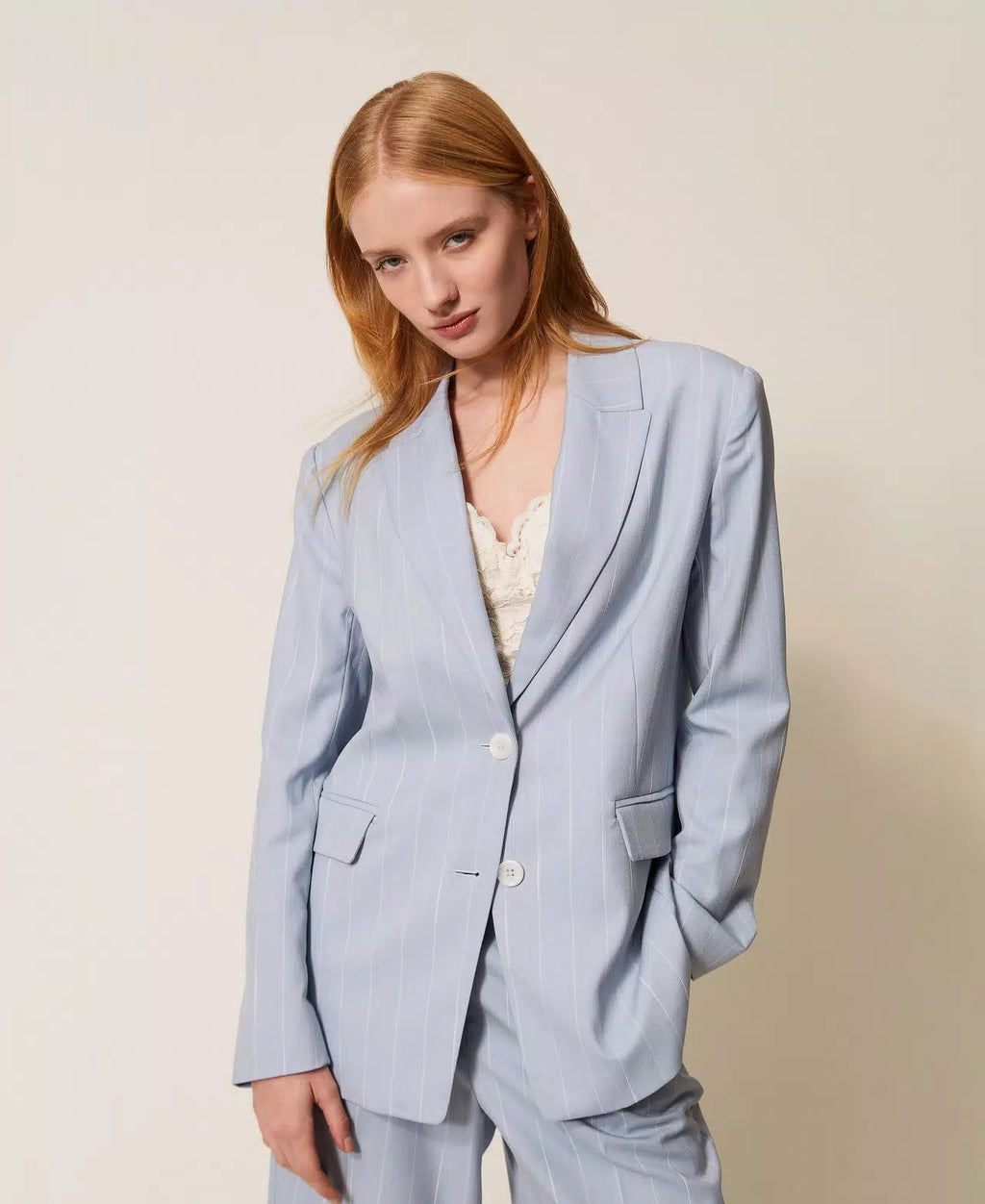 Blazer listrado TWINSET