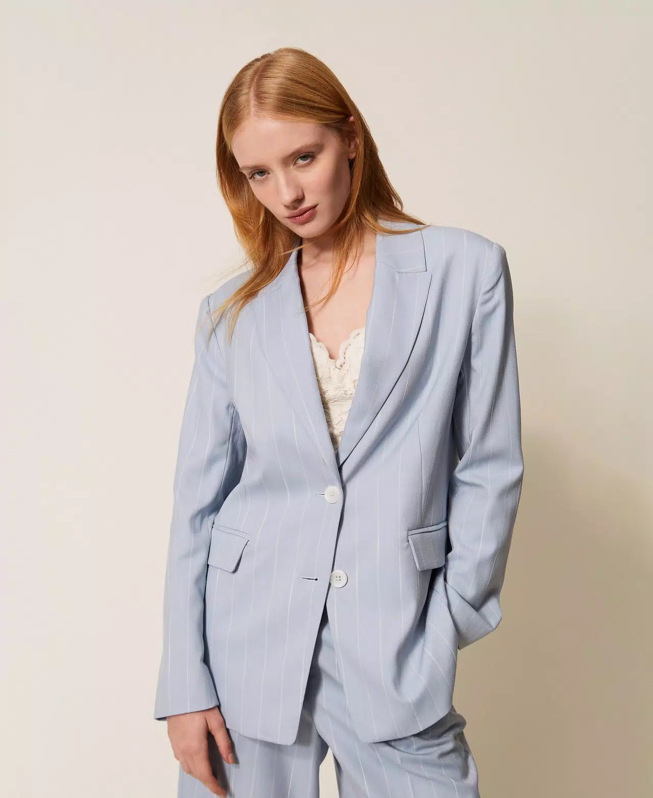 Blazer listrado TWINSET