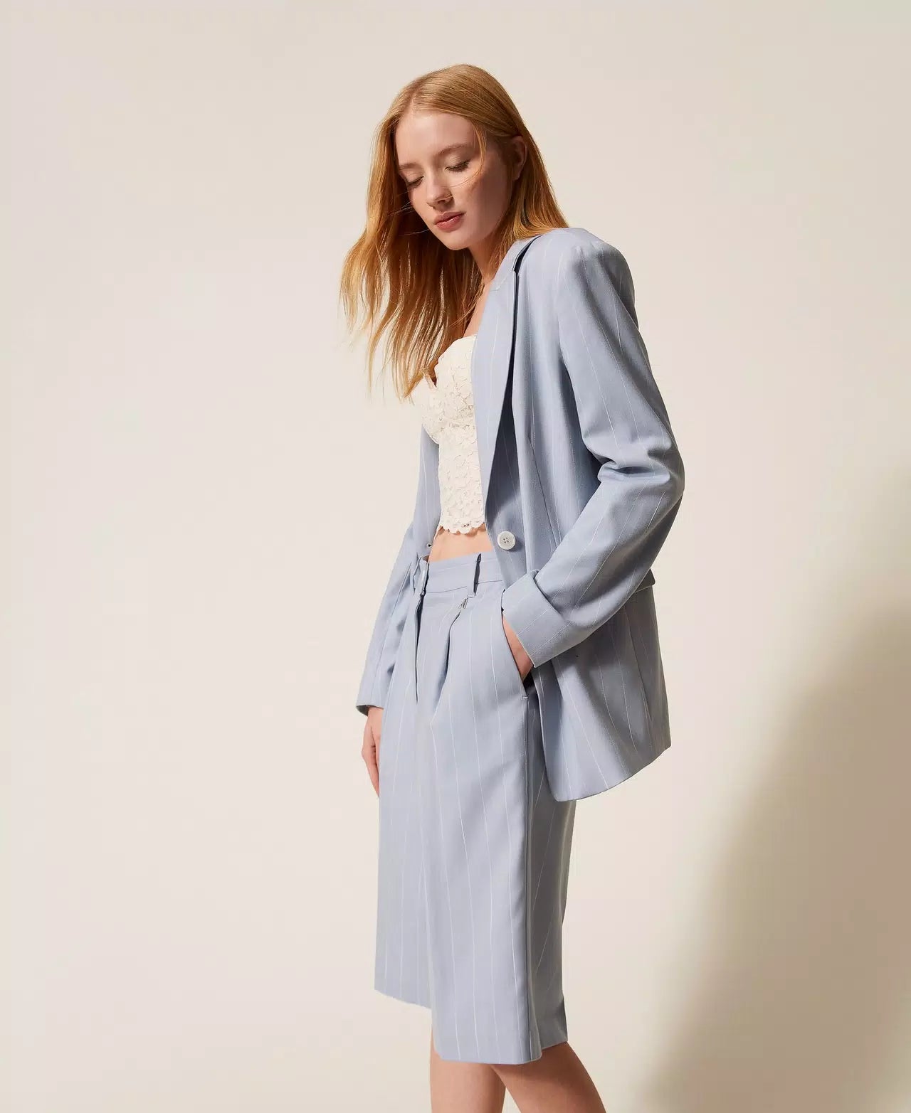 Blazer listrado TWINSET