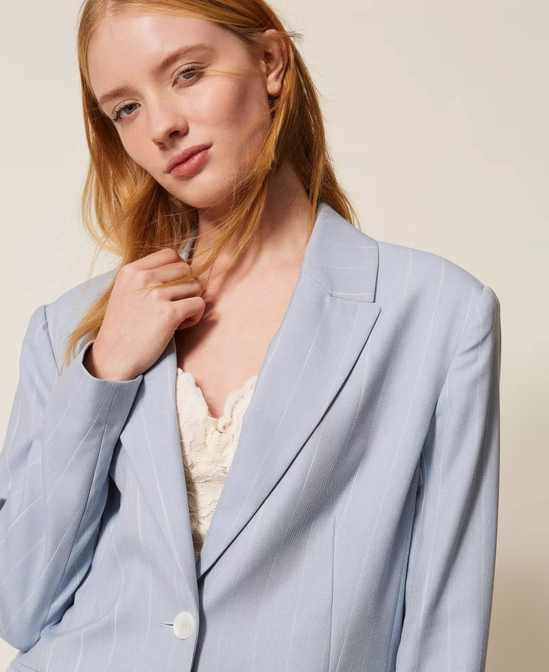 Blazer listrado TWINSET