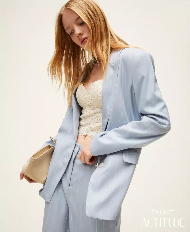 Blazer listrado TWINSET