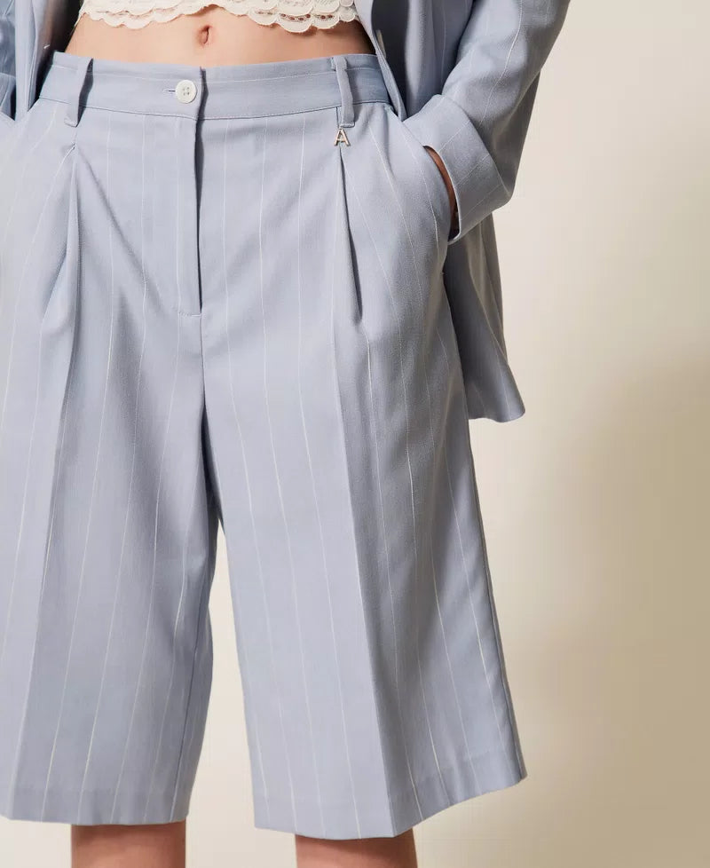 Calção listrado TWINSET