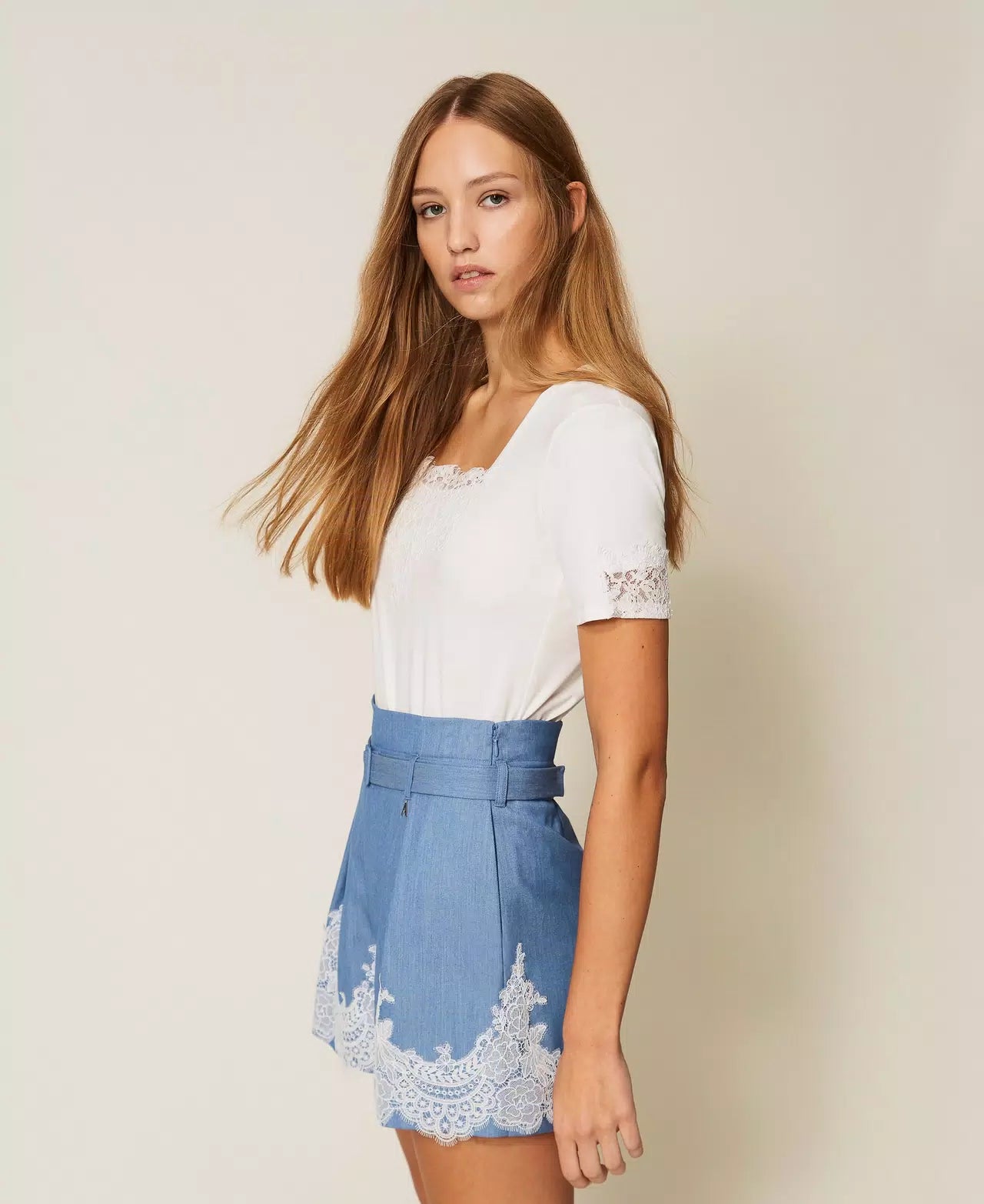 Calção com renda TWINSET