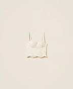 Top bustiê cropped de renda TWINSET
