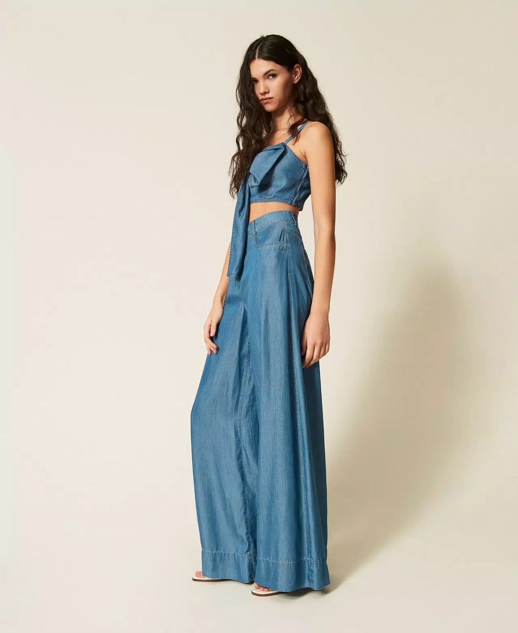 Calça palazzo liocel TWINSET